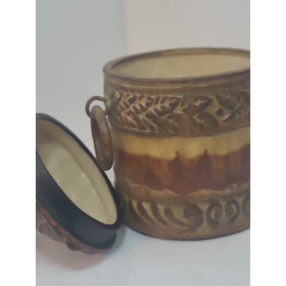 Uttermost Famous Pottery Hand Crafted Vintage Canister Jar Pot With Lid Retired - Picture 14 of 16